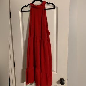 Red Halter dress